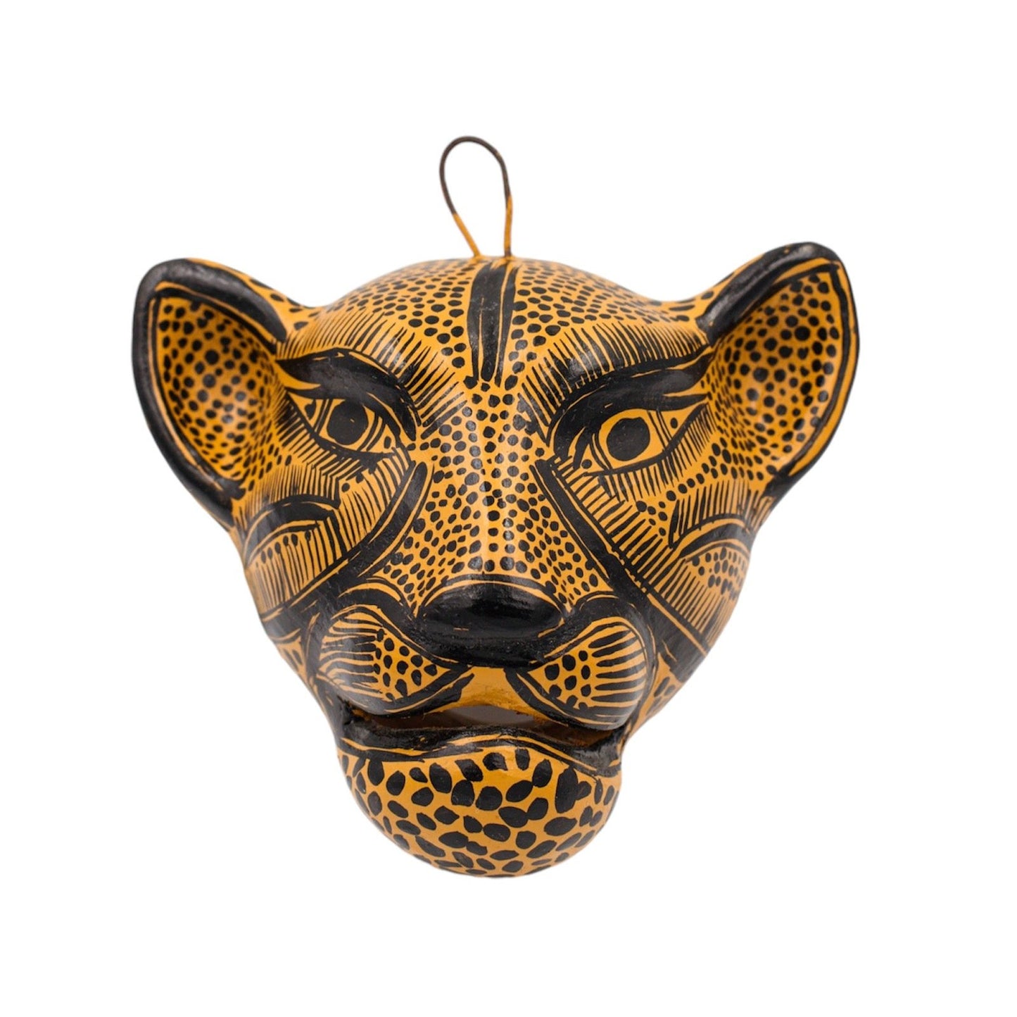 MASCARITA JAGUAR DE BARRO