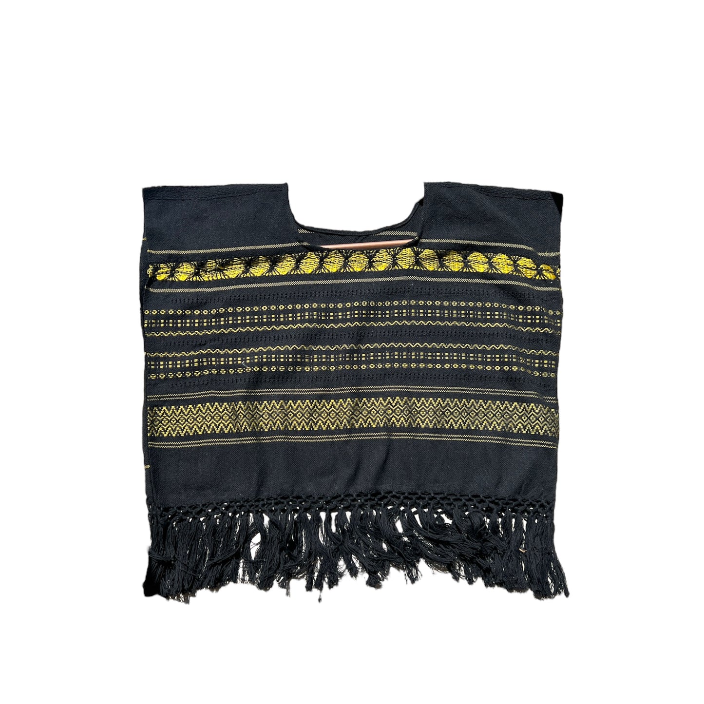 BLUSA TELAR OAXACA NEGRA