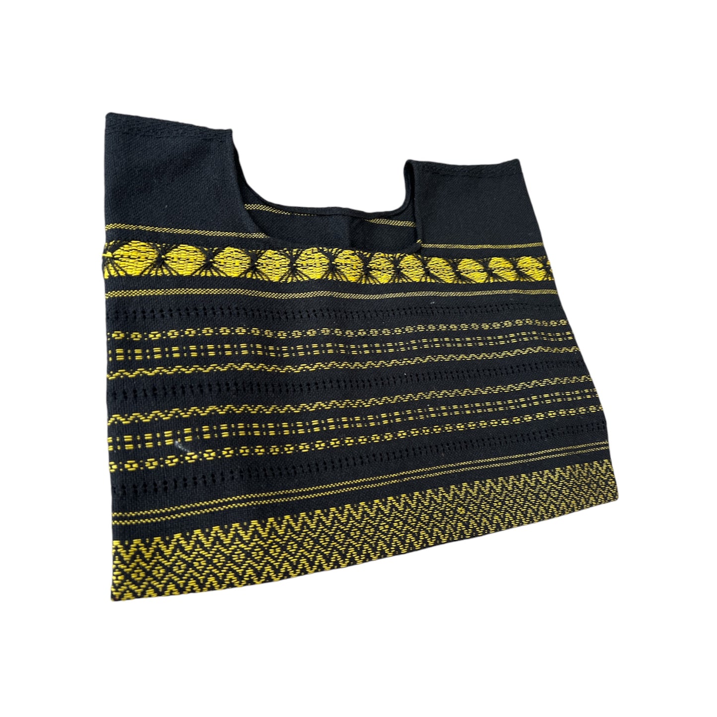 BLUSA TELAR OAXACA NEGRA