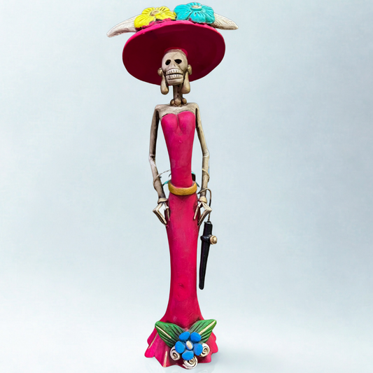Catrina de Barro Artesanal