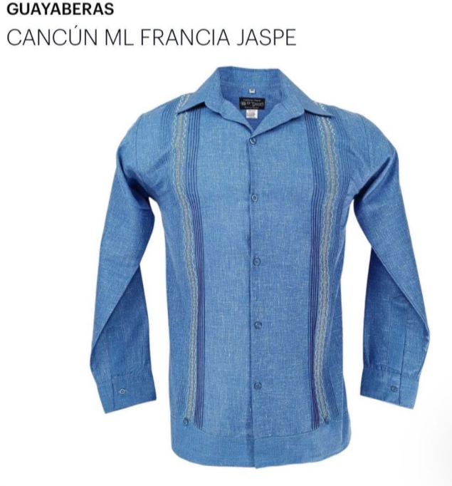3 guayaberas talla 38