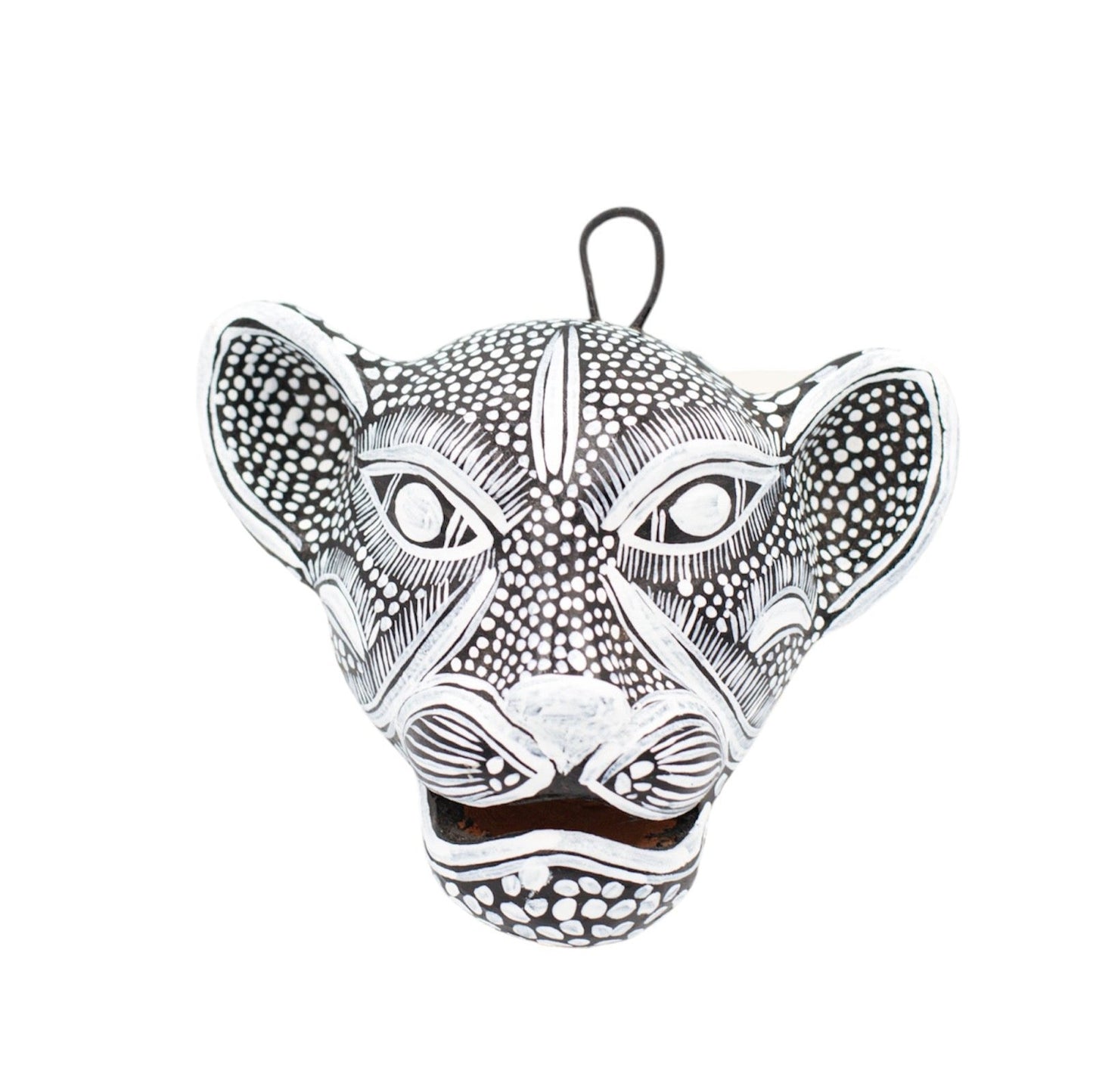 MASCARITA JAGUAR DE BARRO