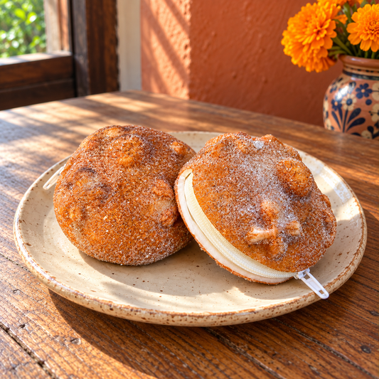 MONEDERO DE PAN DE MUERTO