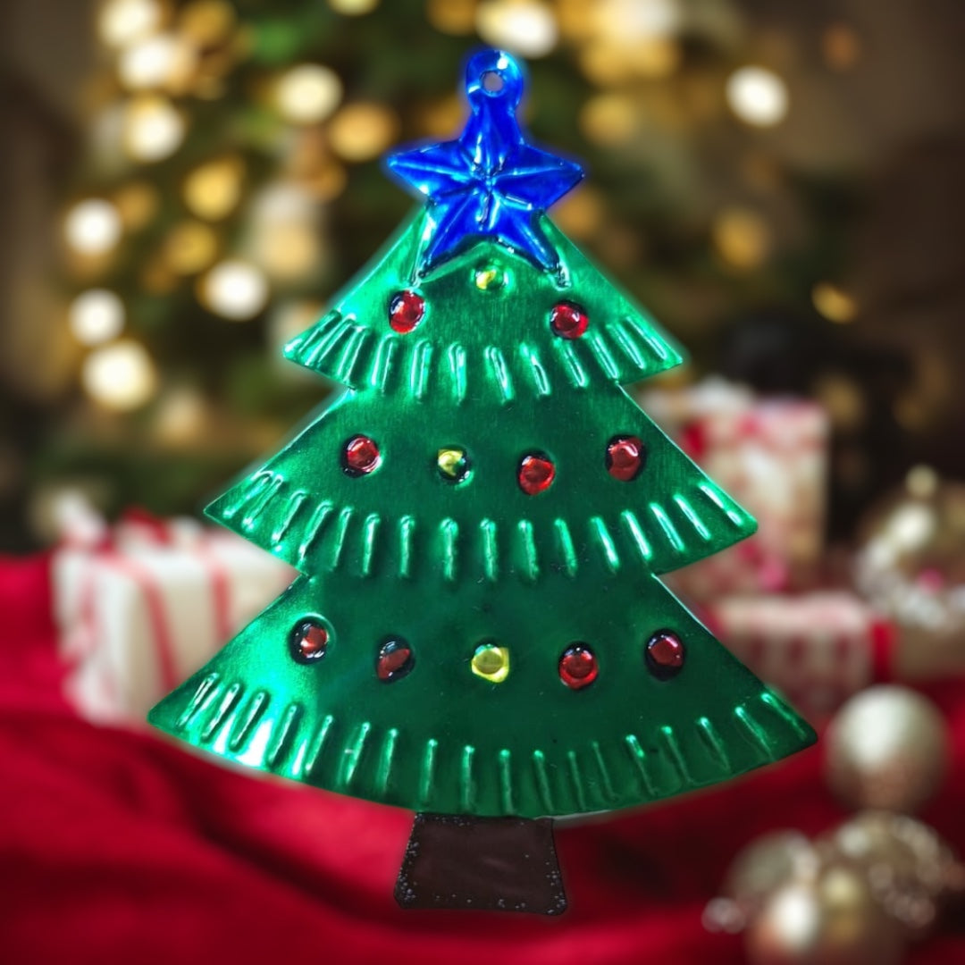 Esfera decorativa de árbol navideño